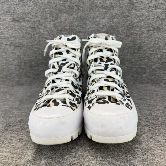 ✅Converse Shoes Women's Size 8 All Star Chuck Taylor Lugged Hi Leopard Sneakers - Picture 5 of 10